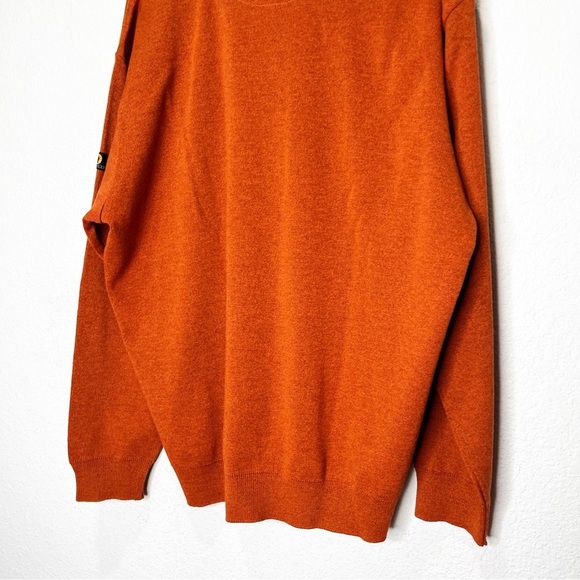 Sail EXP Marinewear Merino Wool Knit Quarter Zip Pull On Sweater Sailor Italian - Picture 8 of 11